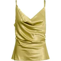 Soaked in luxury Kurzarmbluse "Damen Bluse kurzarm SLKavalla", Damen, Gr. M, grün (weeping willow), Obermaterial: 100% Polyester PES., Blusen Kurzarmbluse