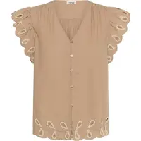 Soaked in luxury Kurzarmbluse "Damen Bluse kurzarm SLAmara"