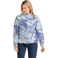 Jack Wolfskin PAW ERA 100 Print Half Zip W paw crystal blue (T0572) 2XL
