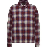 Jack Wolfskin Baja Flannel Shirt W check merlot (T0602) 2XL