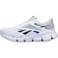 Reebok Laufschuh "ZIG DYNAMICA 6", Herren, Gr. 44,5, weiß (weiß, grau, schwarz), Synthetik, Textil, Schuhe Laufschuh