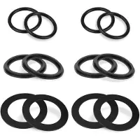 OEM Gummiringe - 12er Pack - Ersatzdichtung - Schwimmbadreifenringe - Kompatibel mit Intex - Schwarz