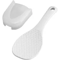 OEM Plastik Rijstlöffel Antikleef - Handhabbar - Hygiënisch - Leicht zu reinigen - Nützliche Aufbewahrungslösung