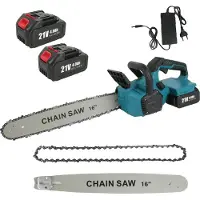 OEM Elektrische Kettensäge, 40 cm Schwert, 1800W Leistung, 2-Batterie-Set