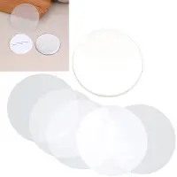 OEM Badgebeschermfolies aus hochwertigem PVC, 100 Stück, transparent, runde Abdeckungen, Patroonbeschermung