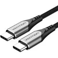 Vention TAD Series USB 2.0 C Male to C Male Data Cable Aluminum Alloy Gray 1.5m
