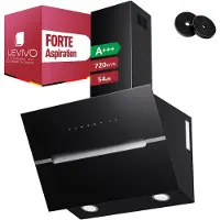 Levivo A+++ 720 m³/h Kopffreie Dunstabzugshaube 60cm Umluft & Abluft