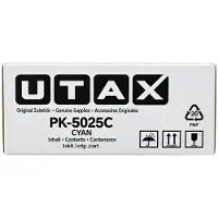 Utax PK-5025 C Toner Cyan – Original, ca. 3.200 Seiten