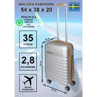 Cavalet PASADENA kleiner Kabinenkoffer, silber