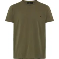 Replay T-Shirt , Herren, Gr. M, grün (kalamata), Jersey, Obermaterial: 100% Baumwolle, unifarben, hüftbedeckend, Rundhals, abgesteppte Kante, Shirts T-Shirt, in Baumwollqualität