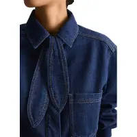 Marc o'polo Marc OPolo DENIM Jeansbluse cropped made with Orange Fiber