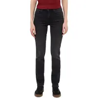 Mustang Slim-fit-Jeans "Damen Style Shelby Slim", Damen, Gr. 26, Länge 30, schwarz (801 schwarz), Denim/Jeans, 98% Baumwolle, 2% Elasthan, unifarben, slim fit, Jeans Slim-fit-Jeans