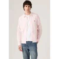 Levi's Langarmhemd "CLS BATTERY HM SHIRT - STANDARD", Herren, Gr. XXL, N-Gr, rosa (crystal pink), Web, Obermaterial: 100% Baumwolle, normal hüftbedeckend, Hemden Langarmhemd, mit abgerundetem Saum
