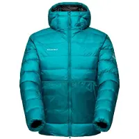 Mammut - Broad Peak Pro IN Hooded Jacket - Daunenjacke Gr S türkis