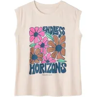 Passenger - Women's Endless Horizons Recycled Cotton Vest - Top Gr S beige