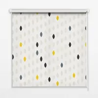 Tulup INNENROLLO - Fensterrollo - Rollo - 130x140 cm - Bunte Körner