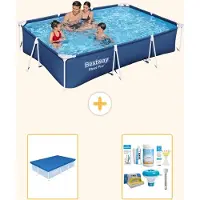 Bestway Steel Pro Rechteckig - 300x201x66 cm - 3-teilig S22713