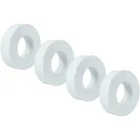 VHBW 4x Bürstenring kompatibel mit Dolphin SOPRA PERFECT, SOPRA PREMIUM, Pro X1, SCOOP DELUXE, Hydro 40, MAESTRO 40i, Evolution 60, M400 Poolreiniger