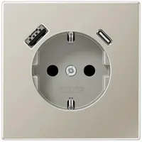 JUNG Steckdose SCHUKO m.USB Typ AC