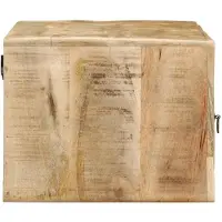 vidaXL TV-Wandschrank 100x32x25 cm Raues Massivholz Mango