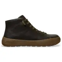 Camper für Herren. K300541-004 Grünbraune Peu Serra Stiefeletten aus Leder (39), Wohnung, Schnürsenkel, Lässig