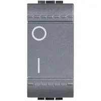 Legrand L4002N Ausschalter 2-Polig SK 1-Modulig Anthrazit