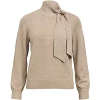 Object Schleifenverzierter Strickpullover
