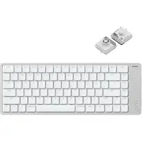 Lofree Flow 2 Kabellose Mechanische Tastatur Low Profile - Silver / Surfer Switches