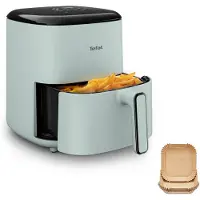 Tefal Heißluftfritteuse "Easy Fry Pop", eukalyptus, B:27,3cm H:32,4cm T:37,5cm, Fritteusen, 10 Auto-Programme, spülmaschinengeeigneter Frittierkorb, Heißluftfritteuse