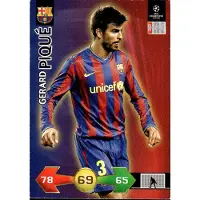 Hasbro 2009/10 Champions League Panini card: Barcelona’s Gerard Piqué