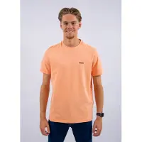 BOSS für Herren. 50506373 T-Shirt Detail orange (S), Lässig, Baumwolle, Kurzarm