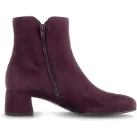 Gabor Blockabsatz, Ankleboots mit praktischem Reißverschluss, schmale Form
