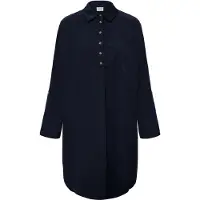 Fransa Midikleid "Damen Casual FRCORY", Damen, Gr. XS, N-Gr, blau (salute), Obermaterial: 100% Baumwolle CO., Kleider Midikleid