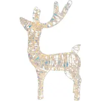 Clayre & Eef Stehlampe Goldfarbig Kunststoff