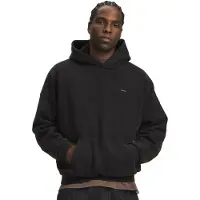 Under Armour Icon HW Fleece Washed Hoodie black ultimate black (008) S
