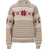 Dale of Norway Egersund Fem. Sweater sand mel. offwhite red (P00) L