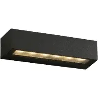 Faro 71901, Wandbeleuchtung für den Außenbereich, Dunkles Grau, Aluminium, IP65, I, 6,5 W