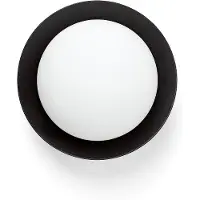 Faro LED-Wandleuchte May IP44, schwarz