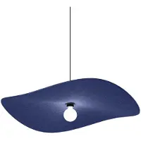 Wever & Ducre Hängelampe Wave Soft 3.0 Filz indigo, 100 cm