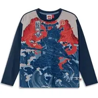 LEGO kidswear LWTAJ 718 - T-shirt Long Sleeve dark navy (590) 128