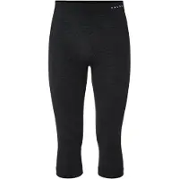 Falke 3/4 Herren Tights Wool-Tech, S, Schwarz, Uni, Schurwolle