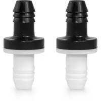 OEM Termostate mit 10 mm ABS - Dauerhaft und Zuverlässig - 2 Stück - Verhindert Rückfluss - Ideal für Druckluft