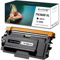 Evoke Tonerpatrone für Brother-Drucker TN3600 XL schwarz, 6.000 Seiten, TN-3600, kompatibel mit HL-L5210DW, HL-L6210DW, MFC-L5710DW, DCP-L5510DW
