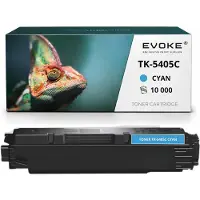 Evoke Toner-Kompatibilkartusche für den Kyocera-Drucker TK5405 C 1T02Z60NL0 C, Cyan, 10.000 Seiten, kompatibel mit TASKalfa MA3500ci