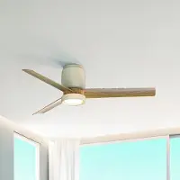 Mantra-Iluminacion LED-Deckenventilator Ceramica M, weiß, DC, leise, CCT dimmbar, weiß / opal, für Wohn- / Esszimmer, Metall, Modern