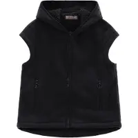 CMP - Women's Vest Fix Hood 36P4566 - Fleeceweste Gr S schwarz