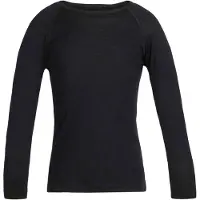 Icebreaker - Kids 200 Oasis L/S Crewe - Merinounterwäsche Gr 104 schwarz