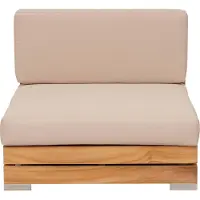 Lestix International Loungesessel Korsika Teak Massivholz mit Auflagen von Teako Design