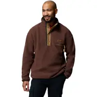Columbia - Helvetia II Half Snap Fleece - Fleecepullover Gr XL braun