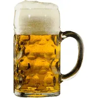 Arcoroc Bierkrug STÖLZLE "Maßkrüge Isar 1000 ml 6er Set transparent", bunt (transparent), Glas, Trinkgefäße, Bierkrug